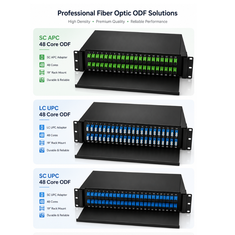 Odf Panel Components Patch Panel ODF 48 Cores | Fiber Distribution | D-Tech Trading | D-TECH ...