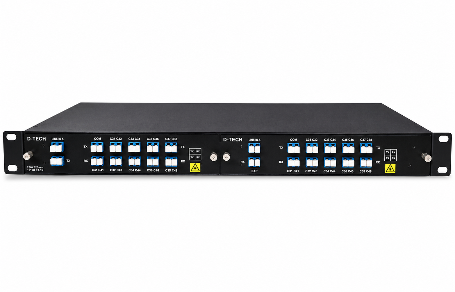 DWDM MUX AND DEMUX (Red21-28) (Blue 51-58) | D-TECH TRADING