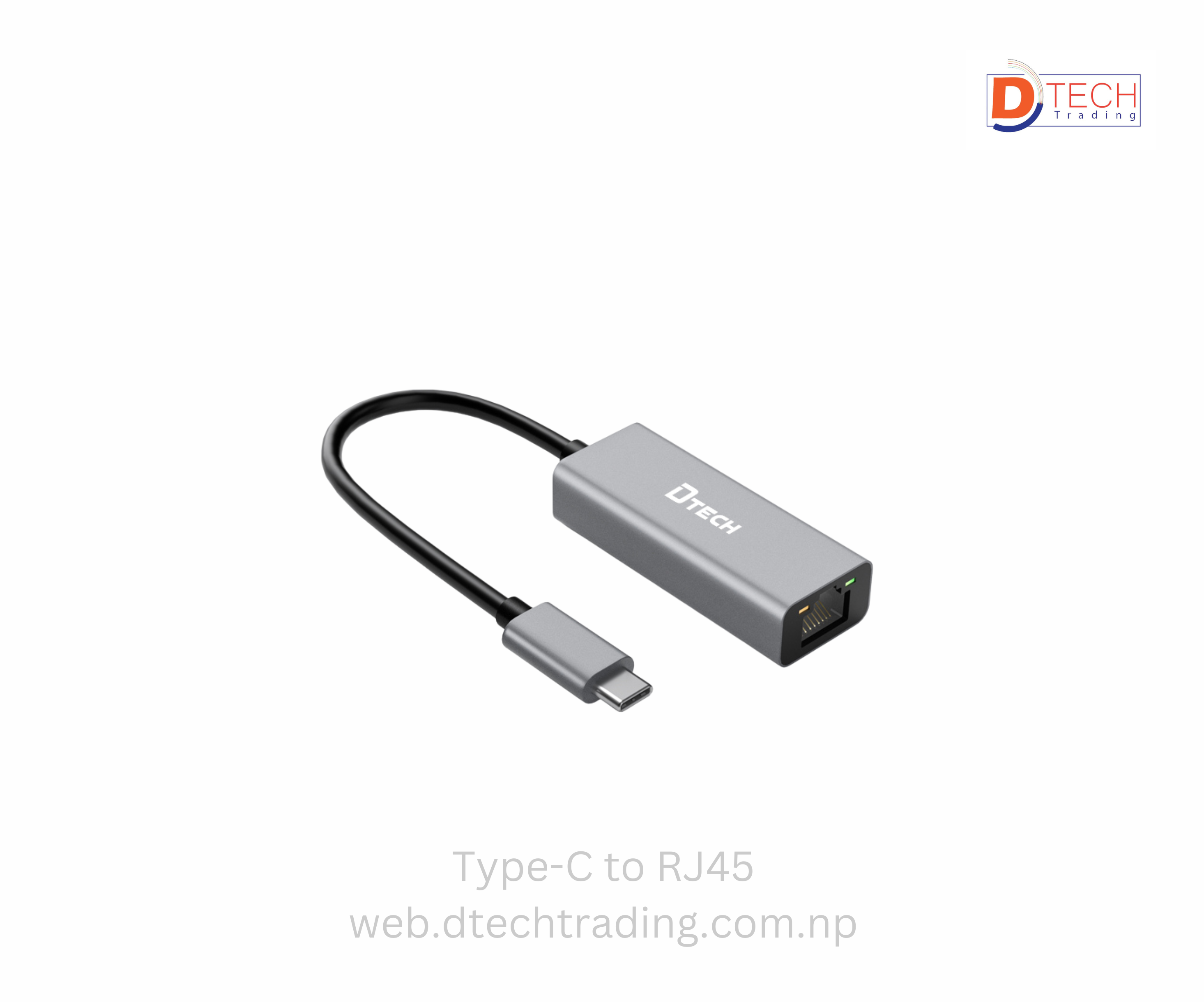 Type-C to RJ45 Gigabit Ethernet