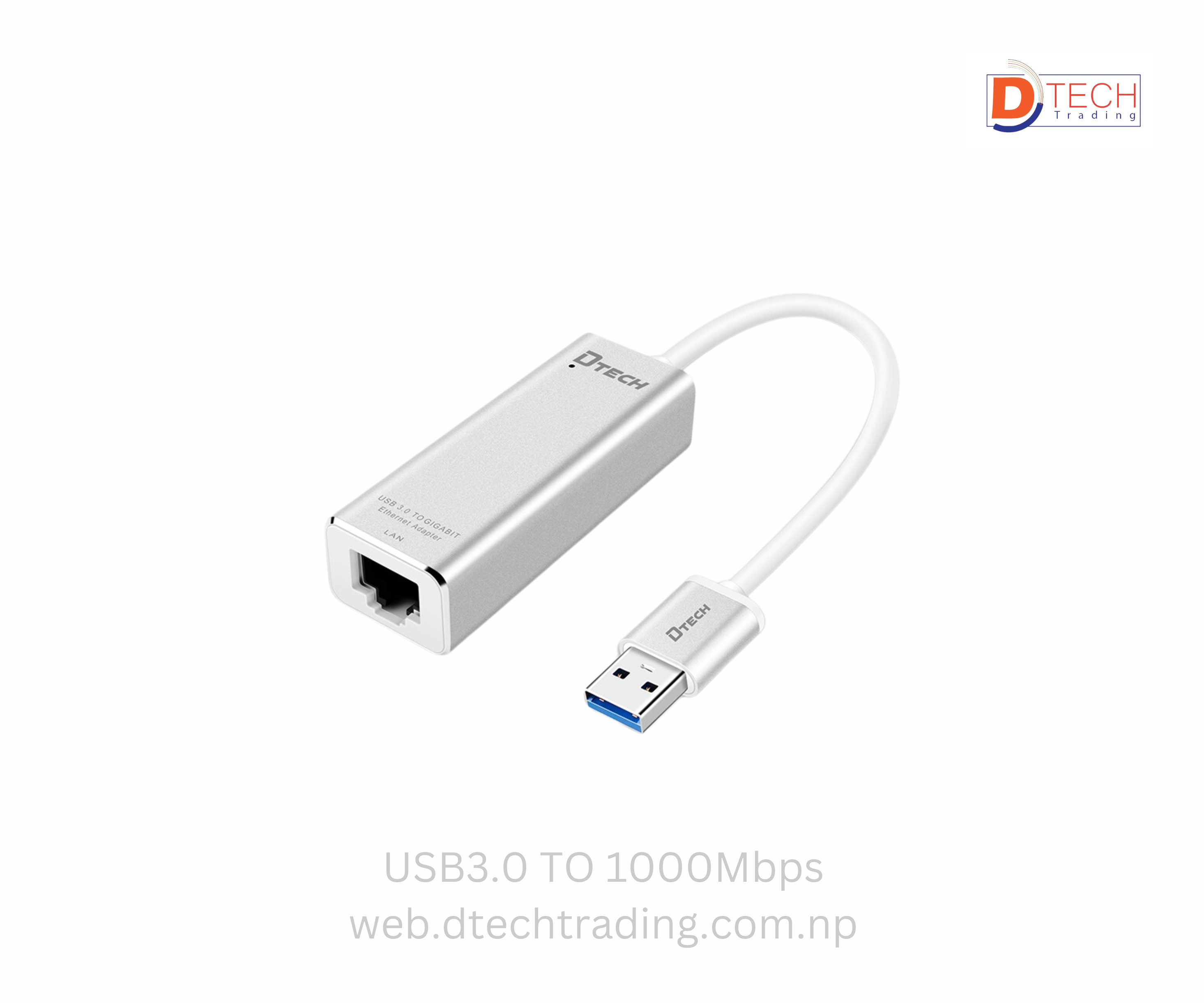 USB3.0 TO 1000Mbps Ethernet Network Adapter 0.2M