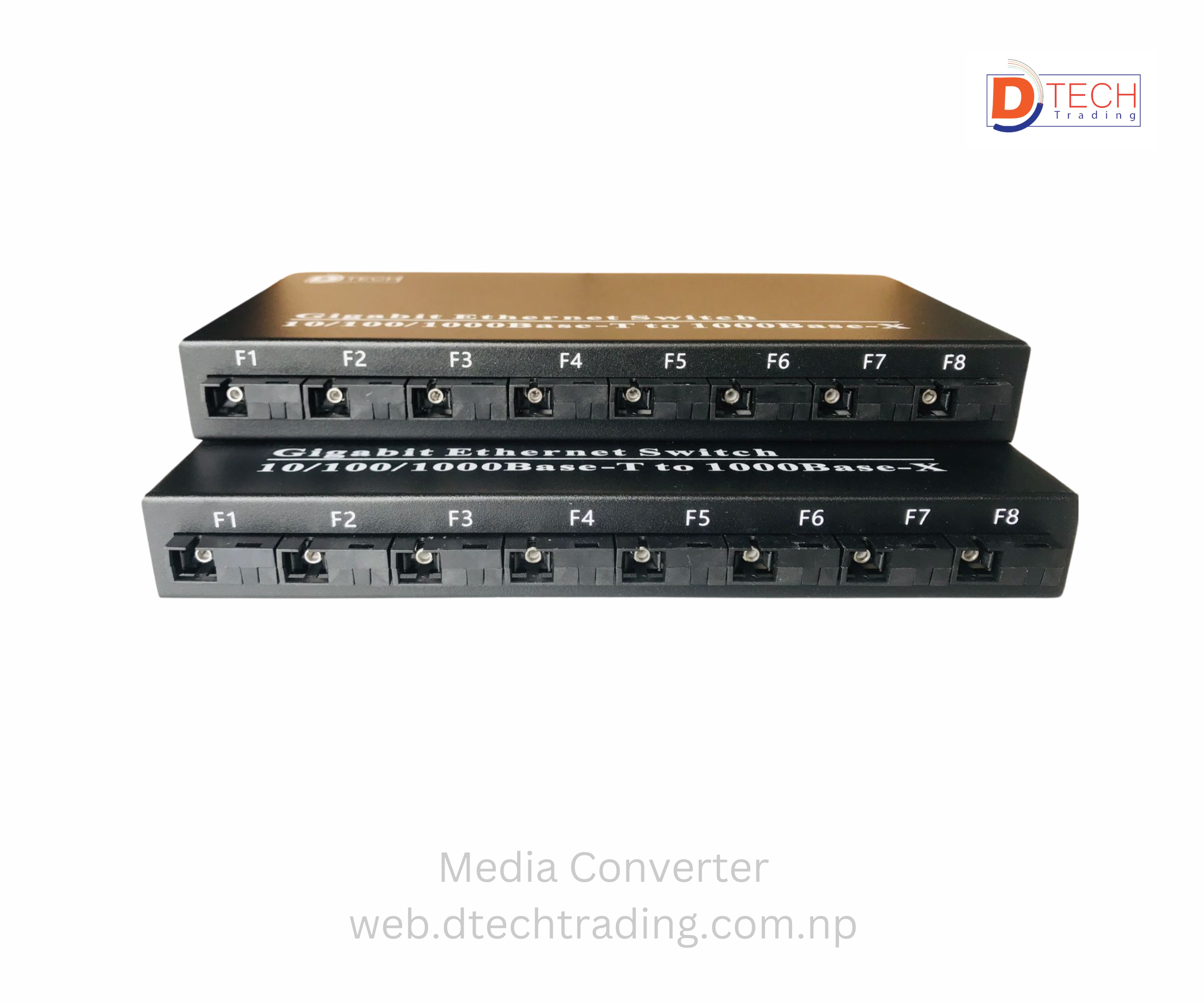 Media converter switch 1G-8SC-2RJ45