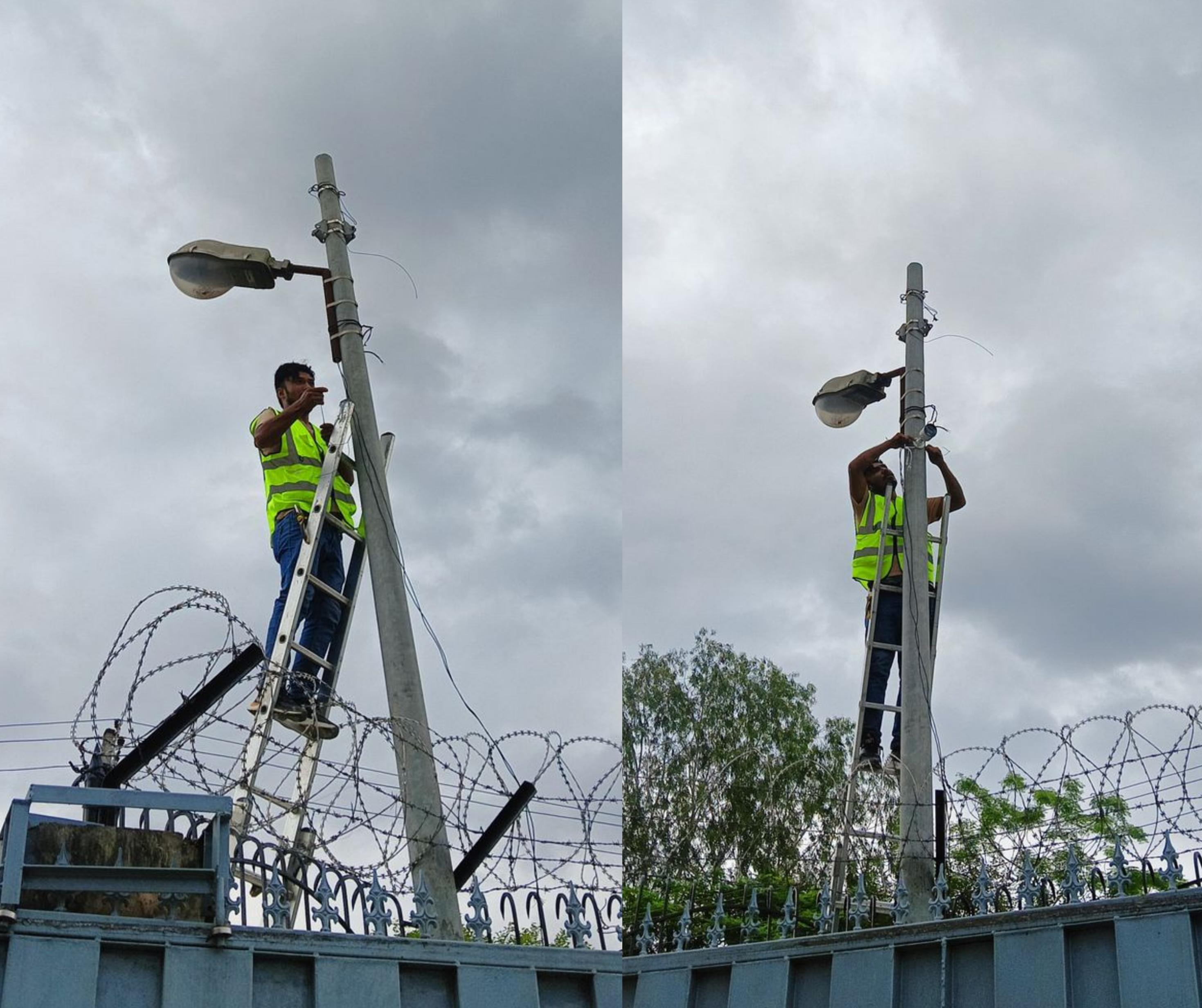 Installation CCTV and Smoke Detectors