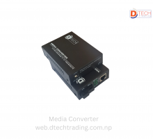 Media Convertor 10/100/1000 20KM 1RJ45 SM Single Fiber SC (A/B)