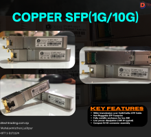 Boost Your Network Efficiency with Copper SFP (1G/10G) Modules