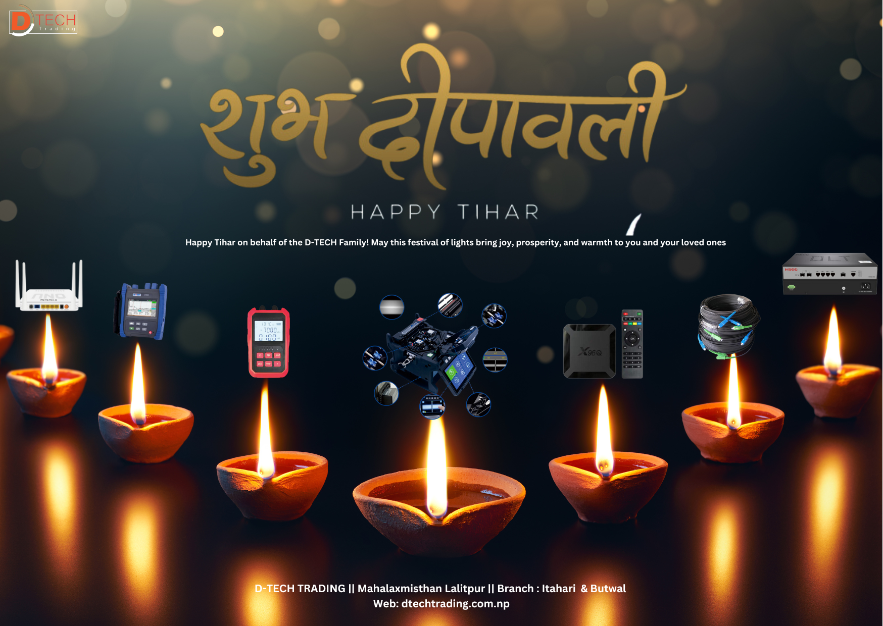 Grab Tihar Offer for Fusion Splicer machine and OTDR