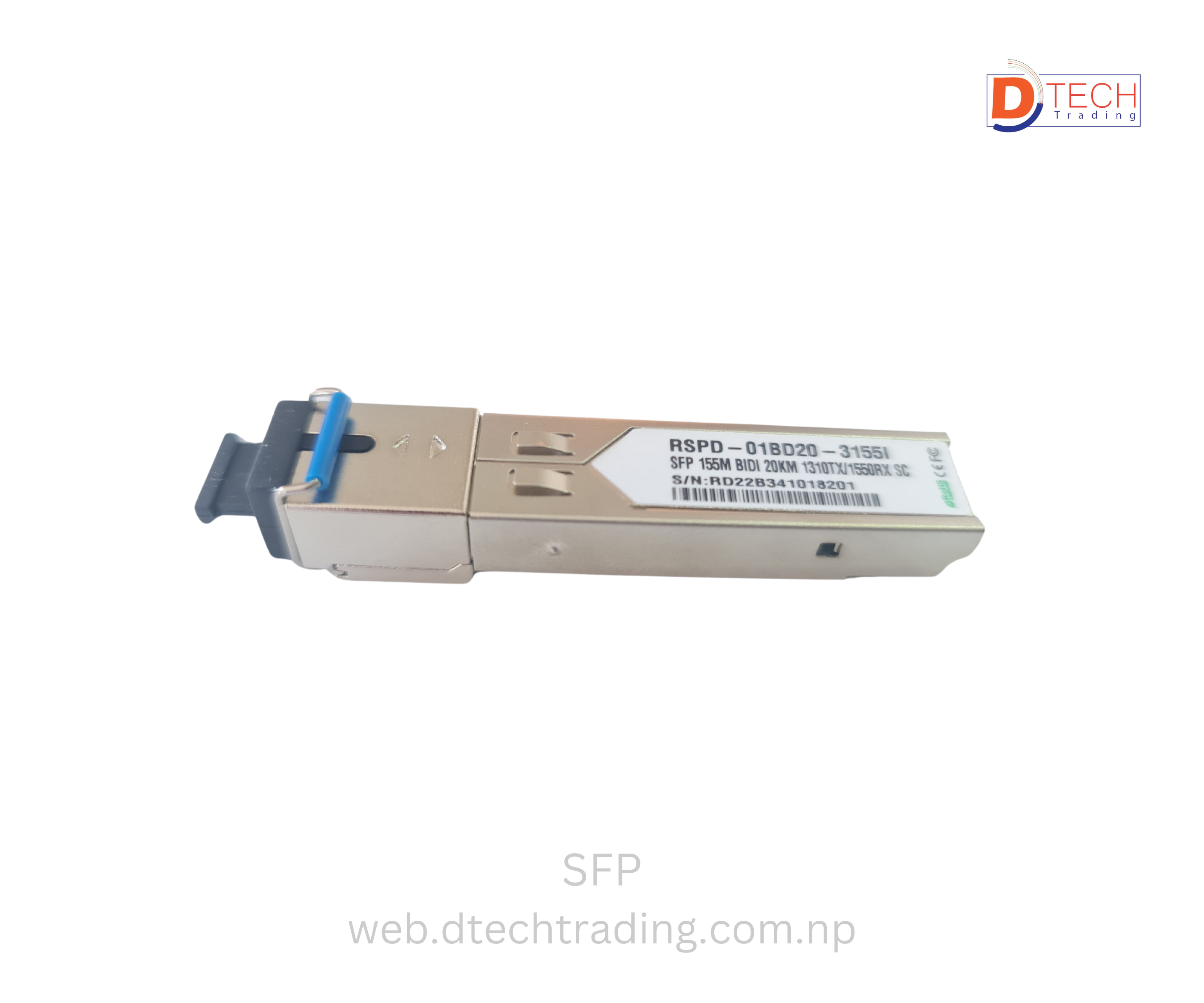 SFP 1.25G BIDI 20KM 1310TX/1550RX SC n nepal