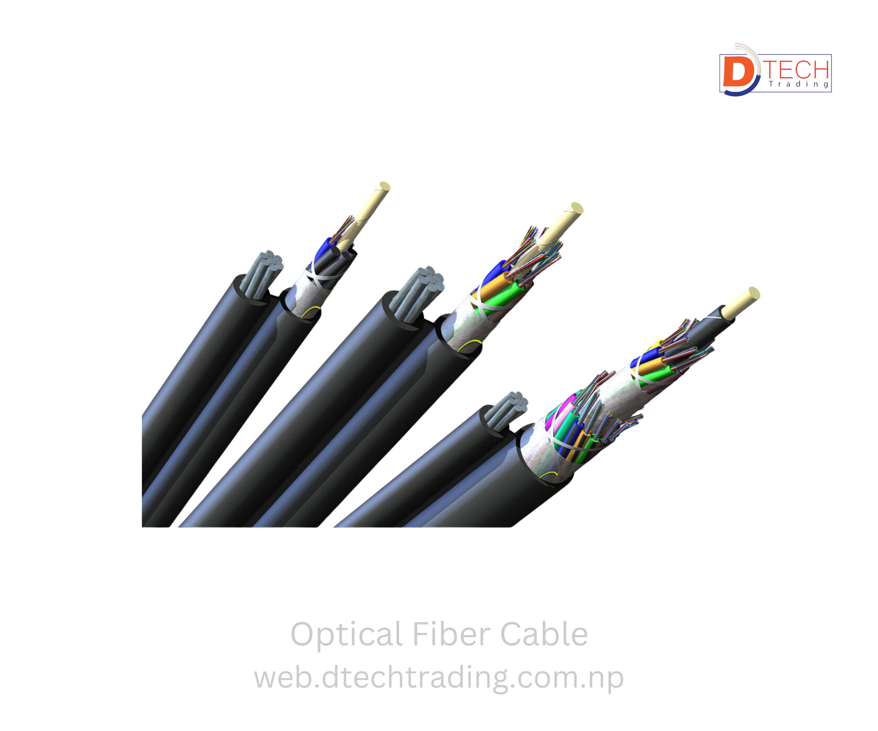 Optical Fiber Cable 24 Core Messenger in Nepal